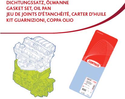 Zestaw uszczelek skrzyni korbowej CORTECO 427999P