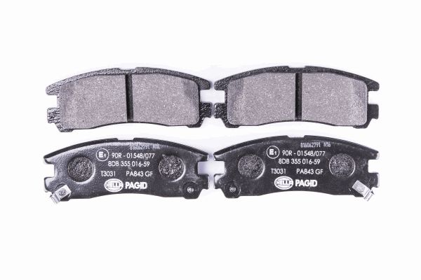 Klocki hamulcowe HELLA 8DB 355 016-591