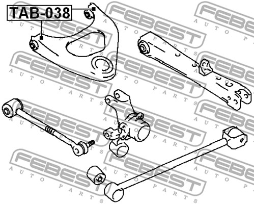 Tuleja wahacza FEBEST TAB-038