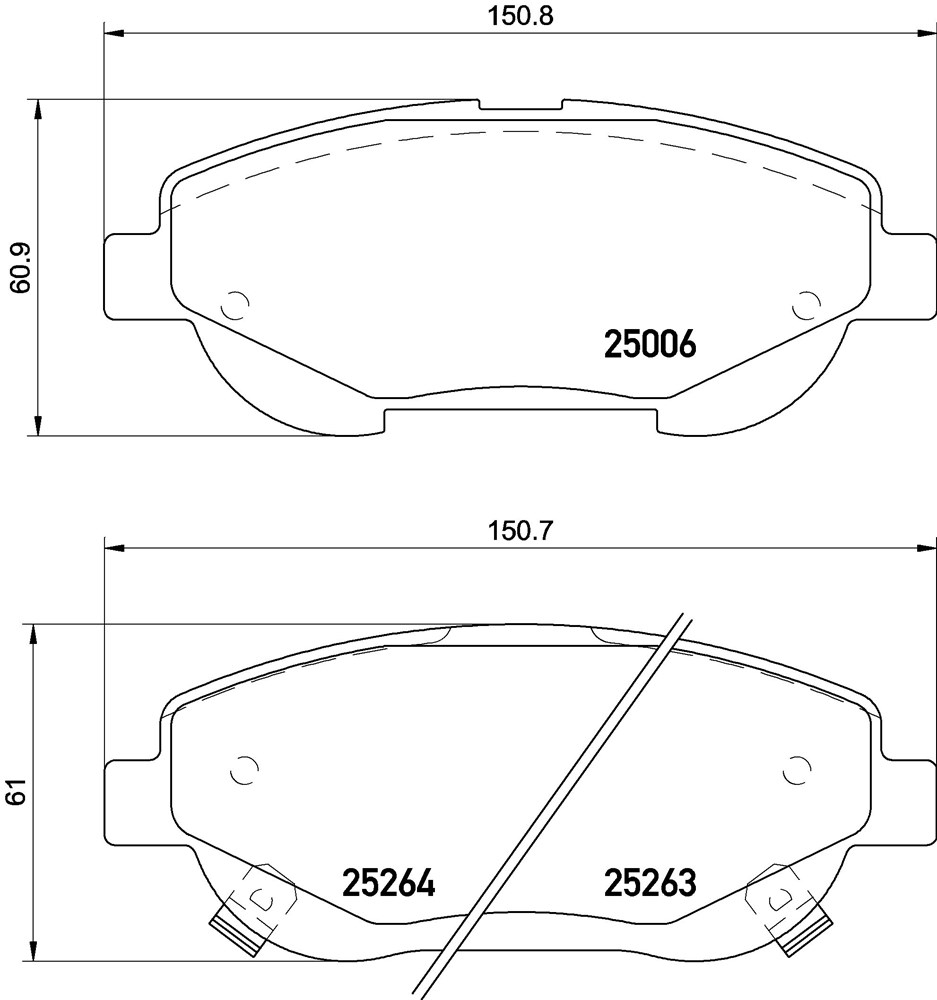 Klocki hamulcowe BREMBO P 83 148