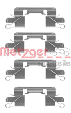 Zestaw akcesoriów montażowych  klocków hamulcowych METZGER 109-1769