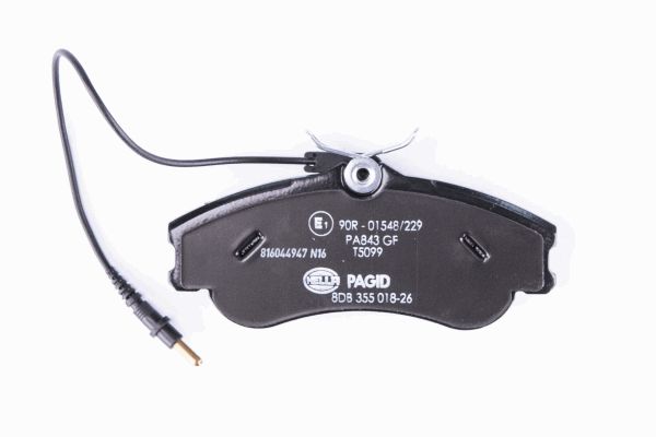 Klocki hamulcowe HELLA 8DB 355 018-261