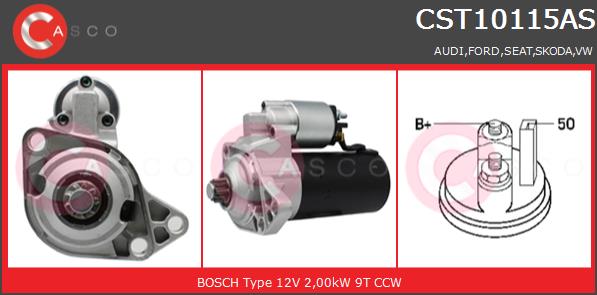 Rozrusznik CASCO CST10115AS