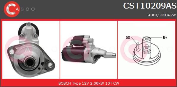 Rozrusznik CASCO CST10209AS