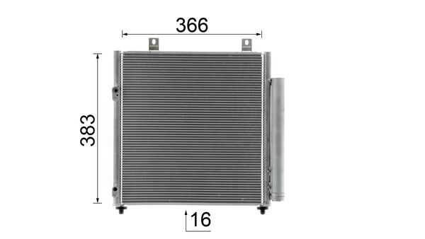 Skraplacz, klimatyzacja MAHLE AC 1049 000S