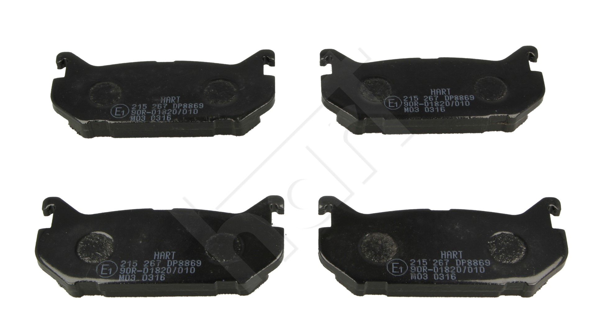 Klocki hamulcowe HART 215 267