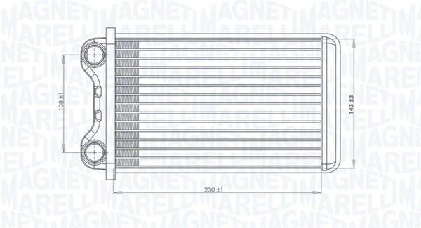 Nagrzewnica MAGNETI MARELLI 350218472000