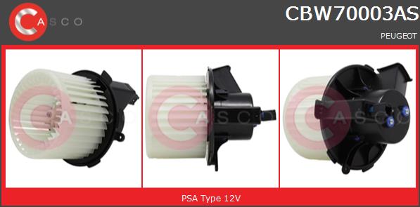 Wentylator wnętrza CASCO CBW70003AS