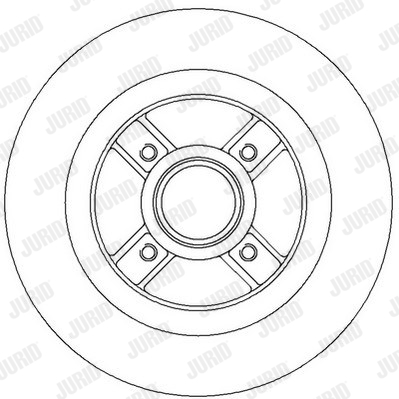 Tarcza hamulcowa JURID 562368JC