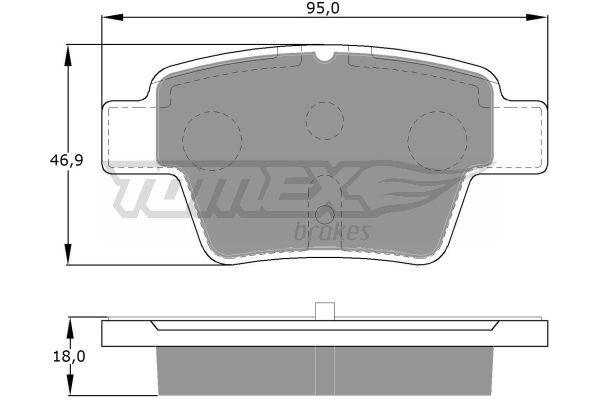 Klocki hamulcowe TOMEX BRAKES TX 14-65