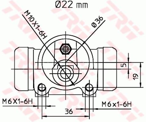 Cylinderek TRW BWH169