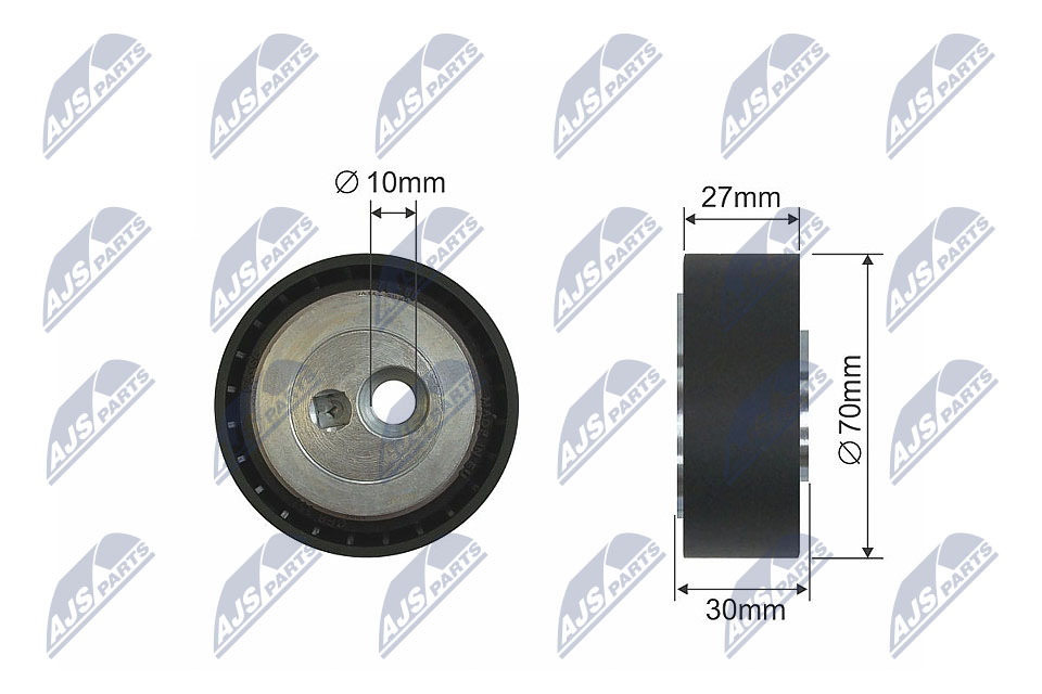 Rolka napinacza paska osprzętu NTY RNK-CT-008