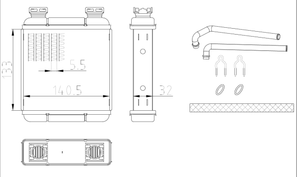 Nagrzewnica NRF 54411