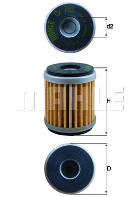 Filtr oleju KNECHT OX 799