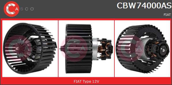 Wentylator wnętrza CASCO CBW74000AS