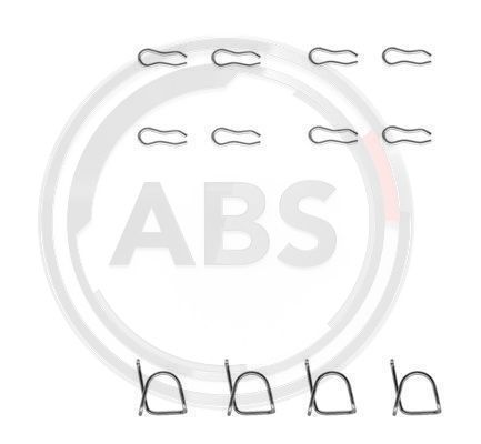 Zestaw akcesoriów montażowych  klocków hamulcowych A.B.S. 0939Q