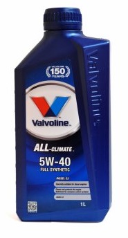 Olej silnikowy VALVOLINE 5W40ALLCLI1