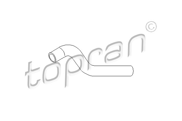 Przewód układu chłodzenia TOPRAN 206 702