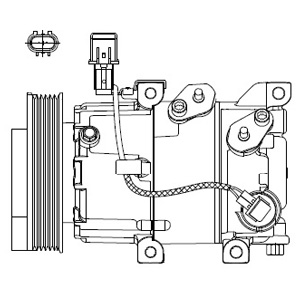 Kompresor klimatyzacji DELPHI CS20518