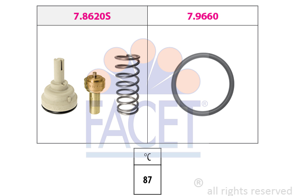 Termostat FACET 7.8620