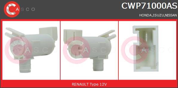 Pompka spryskiwacza CASCO CWP71000AS