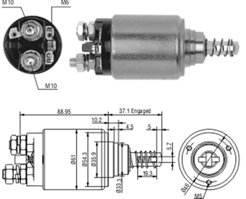 Elektromagnes rozrusznika MAGNETI MARELLI 940113050186