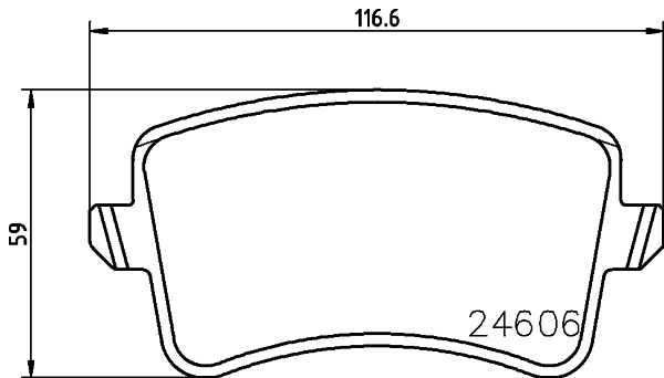 Klocki hamulcowe HELLA 8DB 355 025-391