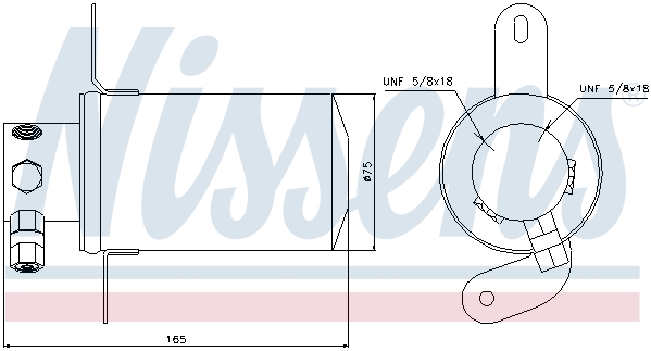Osuszacz klimatyzacji NISSENS 95228