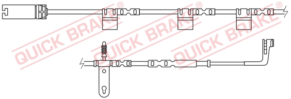 Czujnik zużycia klocków QUICK BRAKE WS 0267 A
