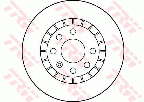 Tarcza hamulcowa TRW DF1625