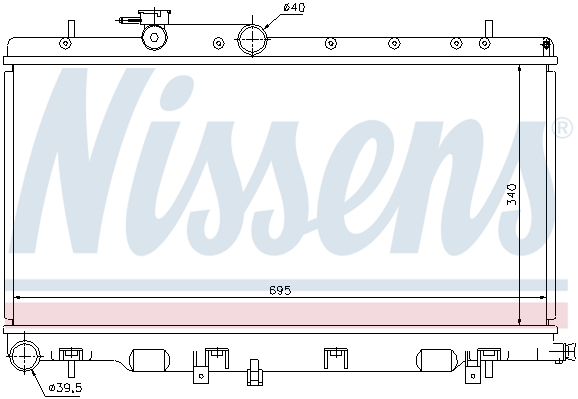 Chłodnica NISSENS 67708