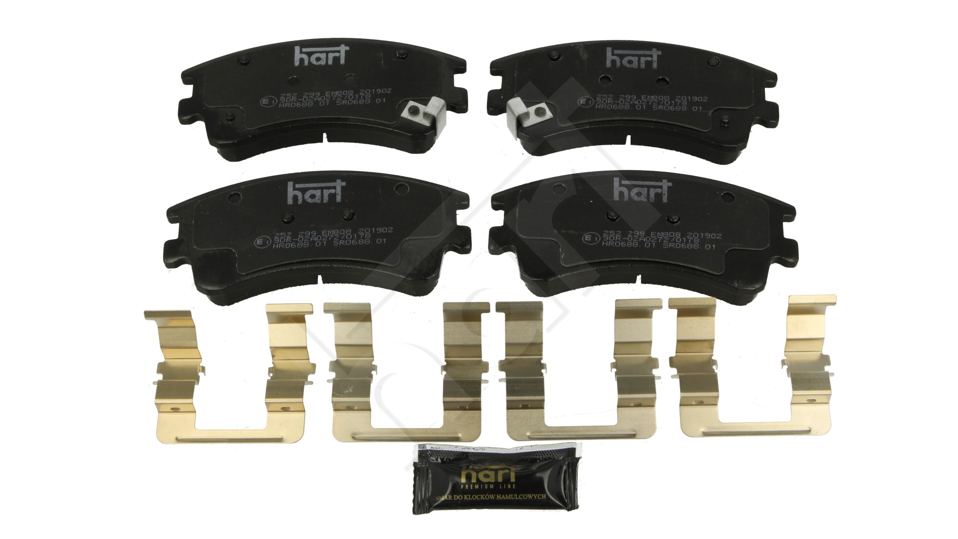 Klocki hamulcowe HART 252 299