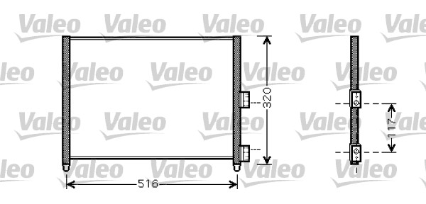 Skraplacz klimatyzacji VALEO 818020