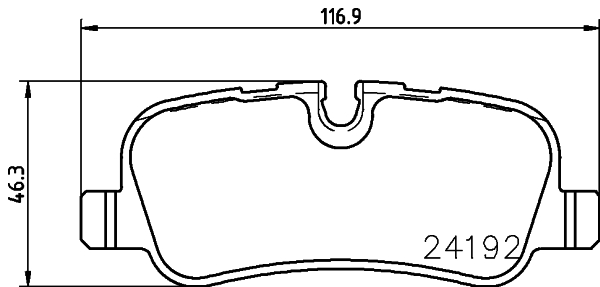 Klocki hamulcowe HELLA 8DB 355 011-981