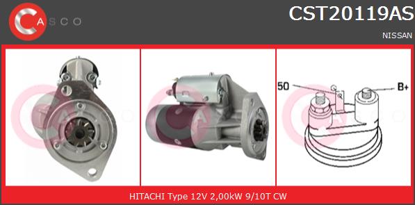 Rozrusznik CASCO CST20119AS