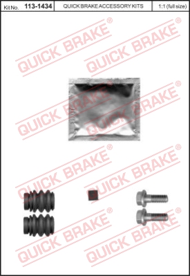 Zestaw naprawczy zacisk hamulcowy QUICK BRAKE 113-1434