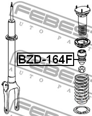 Dystans gumowy FEBEST BZD-164F