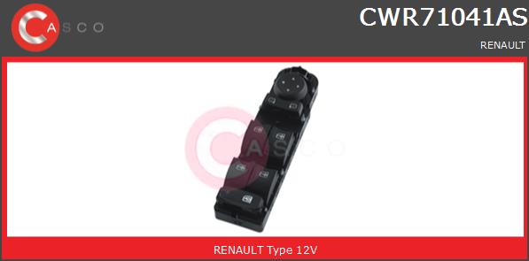 Przełącznik podnośnika szyby CASCO CWR71041AS