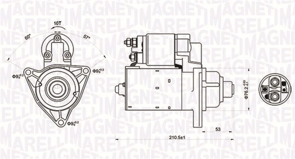 Rozrusznik MAGNETI MARELLI 063721176010