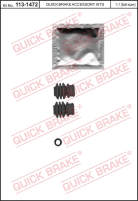 Zestaw naprawczy zacisk hamulcowy QUICK BRAKE 113-1472