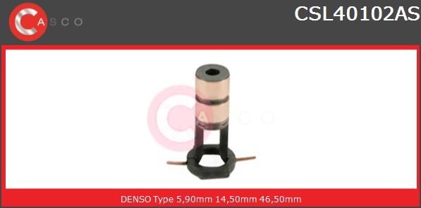 Komutator alternatora CASCO CSL40102AS