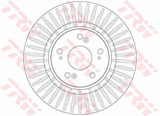 Tarcza hamulcowa TRW DF6432S