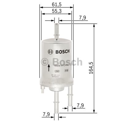 Filtr paliwa BOSCH F 026 403 013