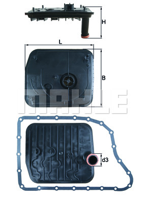 Filtr automatycznej skrzyni biegów KNECHT HX 153D