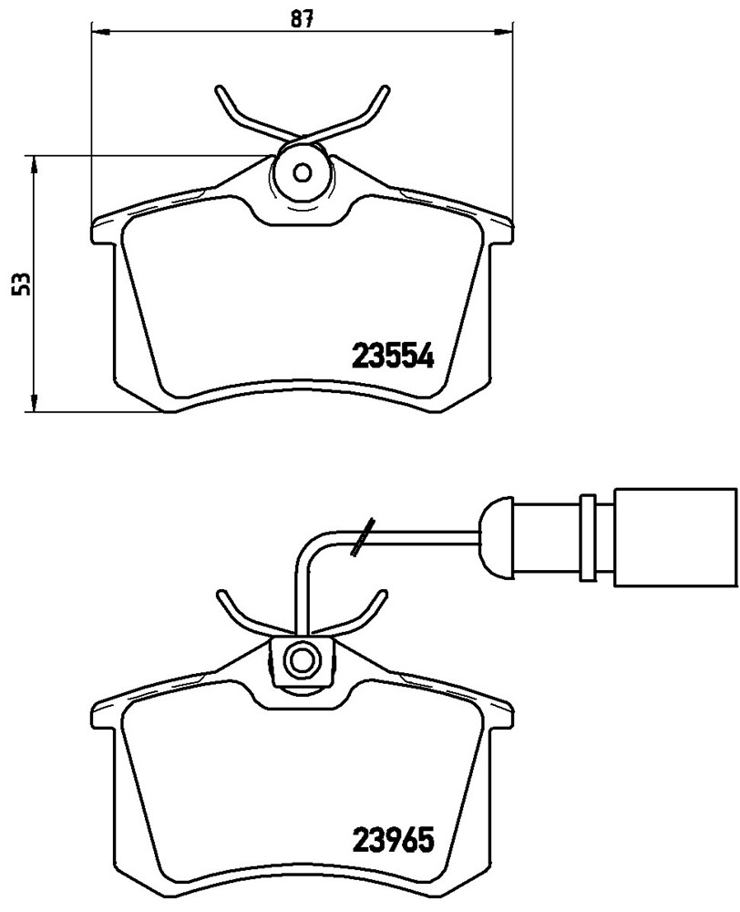 Klocki hamulcowe BREMBO P 85 058