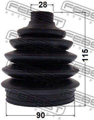 Zestaw osłon FEBEST 1017P-V250