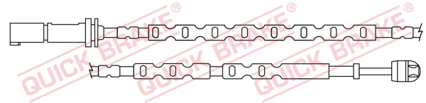 Czujnik zużycia klocków QUICK BRAKE WS 0402 A