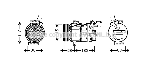 Kompresor klimatyzacji AVA QUALITY COOLING RTAK486