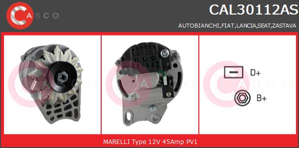 Alternator CASCO CAL30112AS