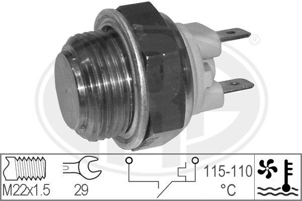 Włącznik wentylatora ERA 330184